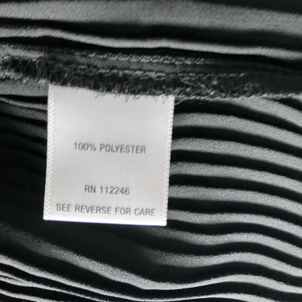 SAMI & JO Black Pleated Bottom Tank Blouse Size M - Picture 10 of 10